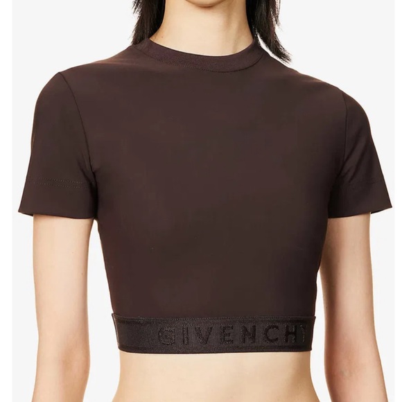 Cropped logo givenchy t shirt - Picture 1 of 11